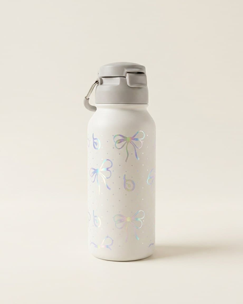 Garrafa térmica de 950 ml com palhinha